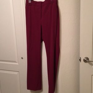 Maroon trousers